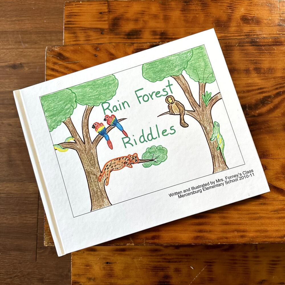 Rain Forest Riddles Hardcover Book